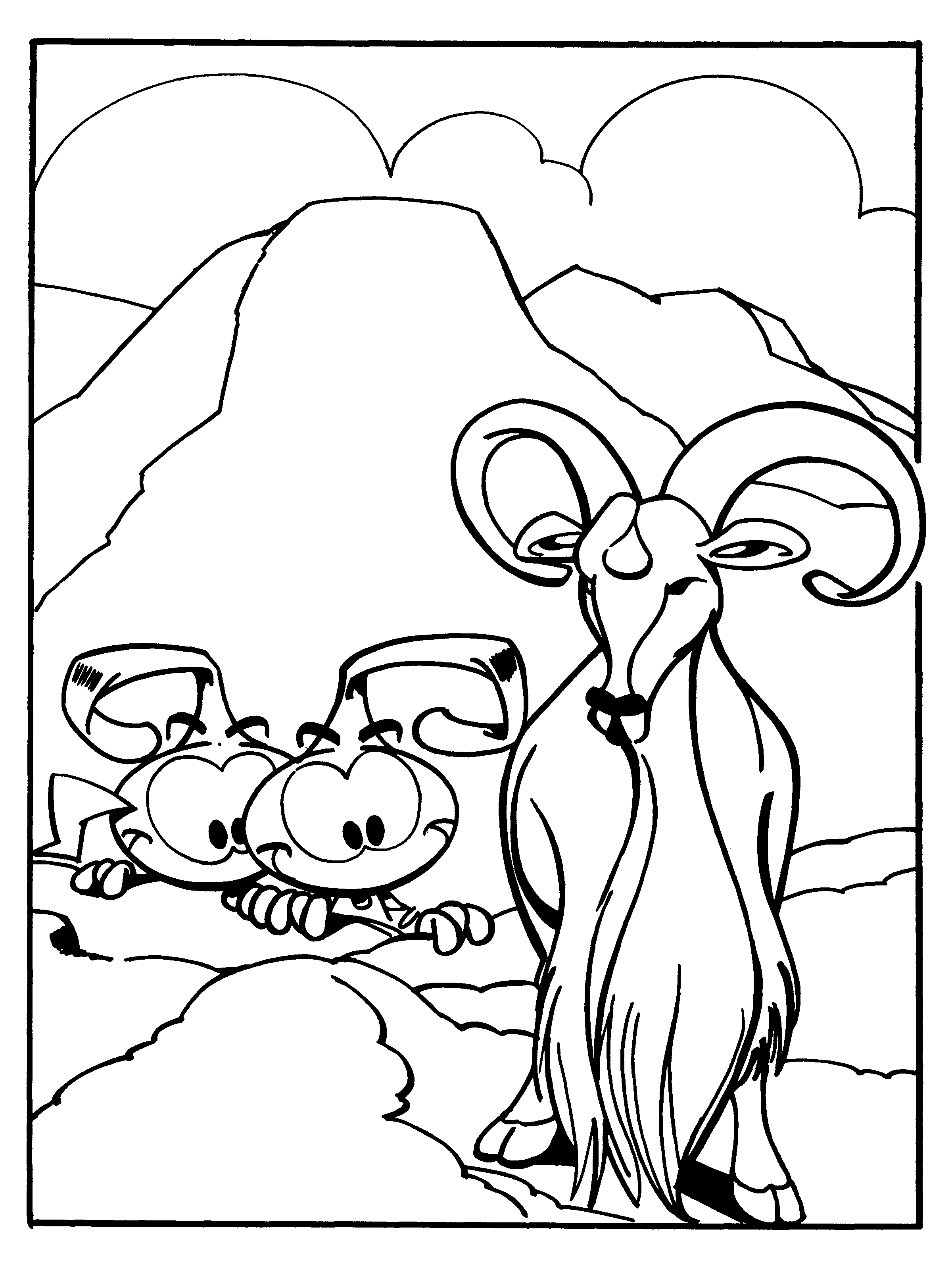 Snorks coloring pages