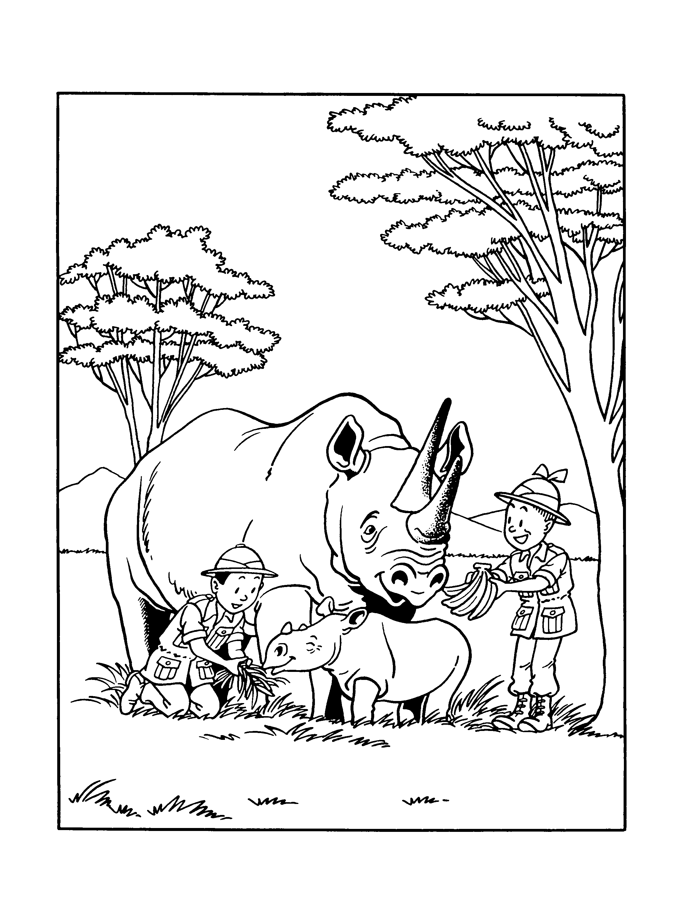 Spike and suzy coloring pages