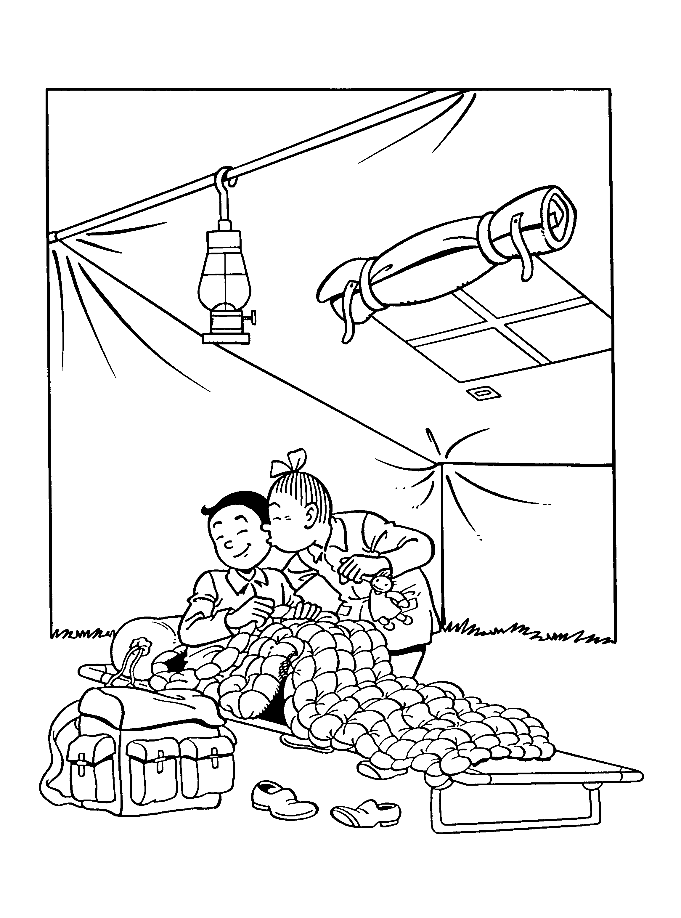 Spike and suzy coloring pages