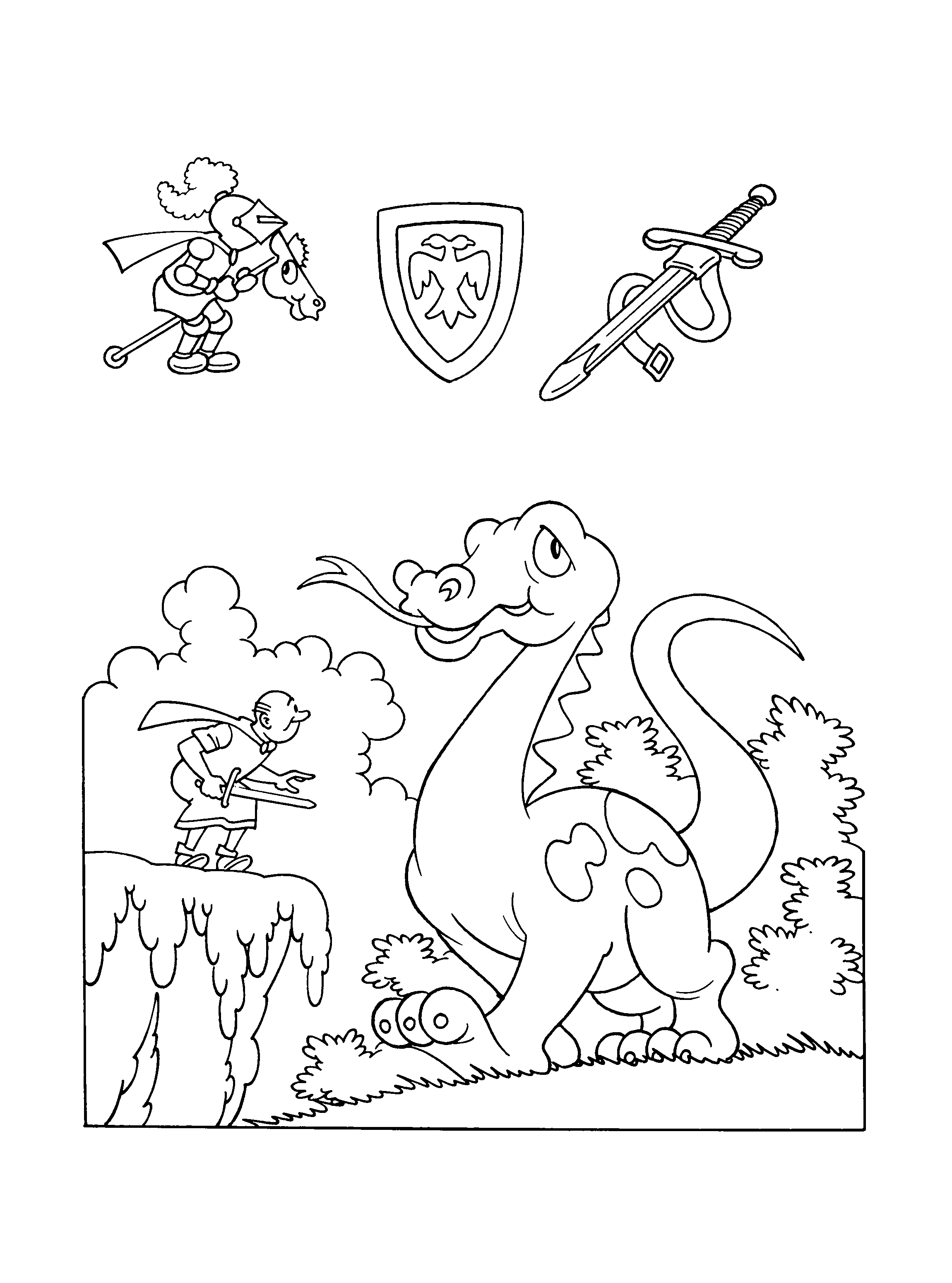 Spike and suzy coloring pages