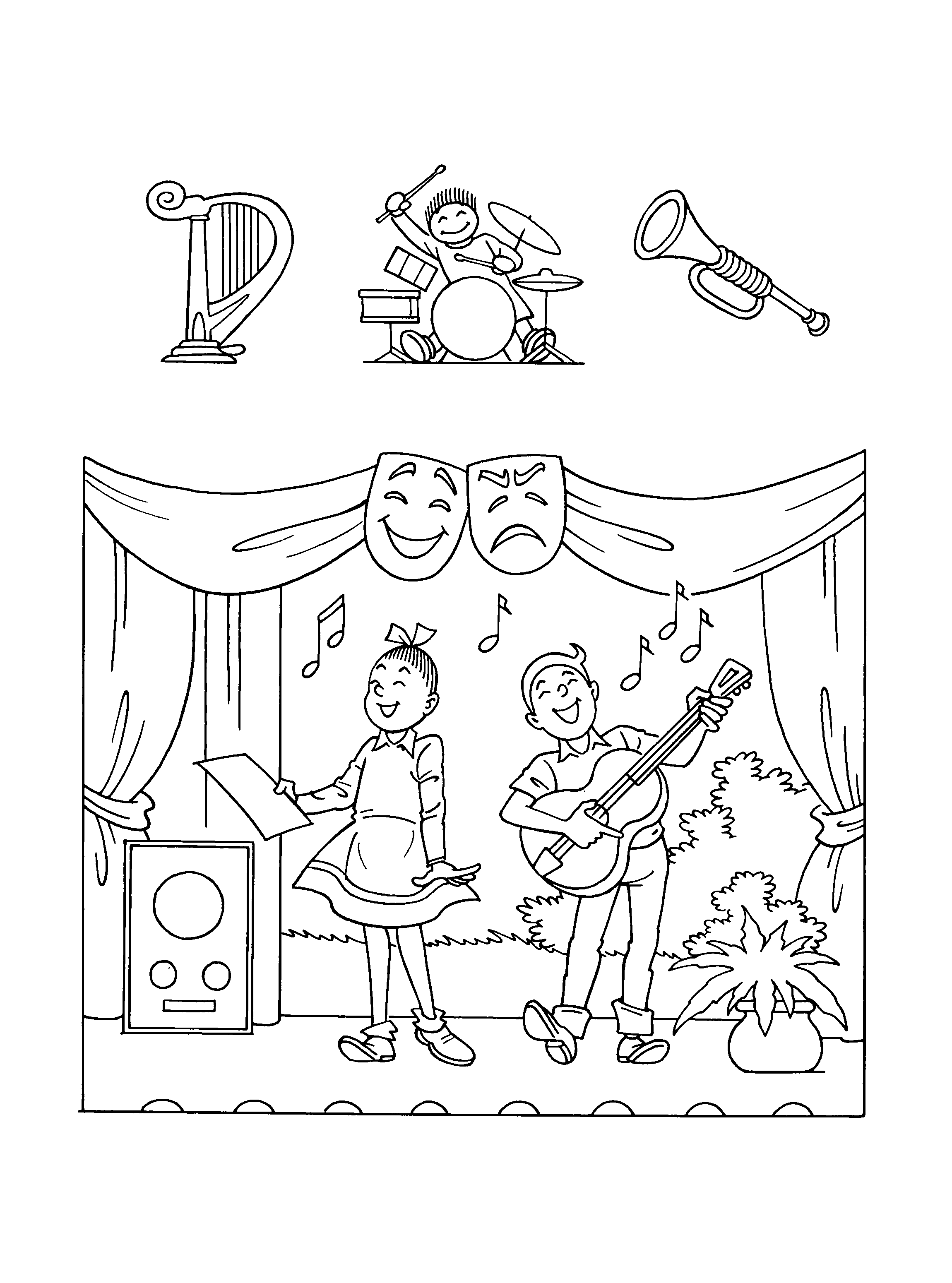 Spike and suzy coloring pages