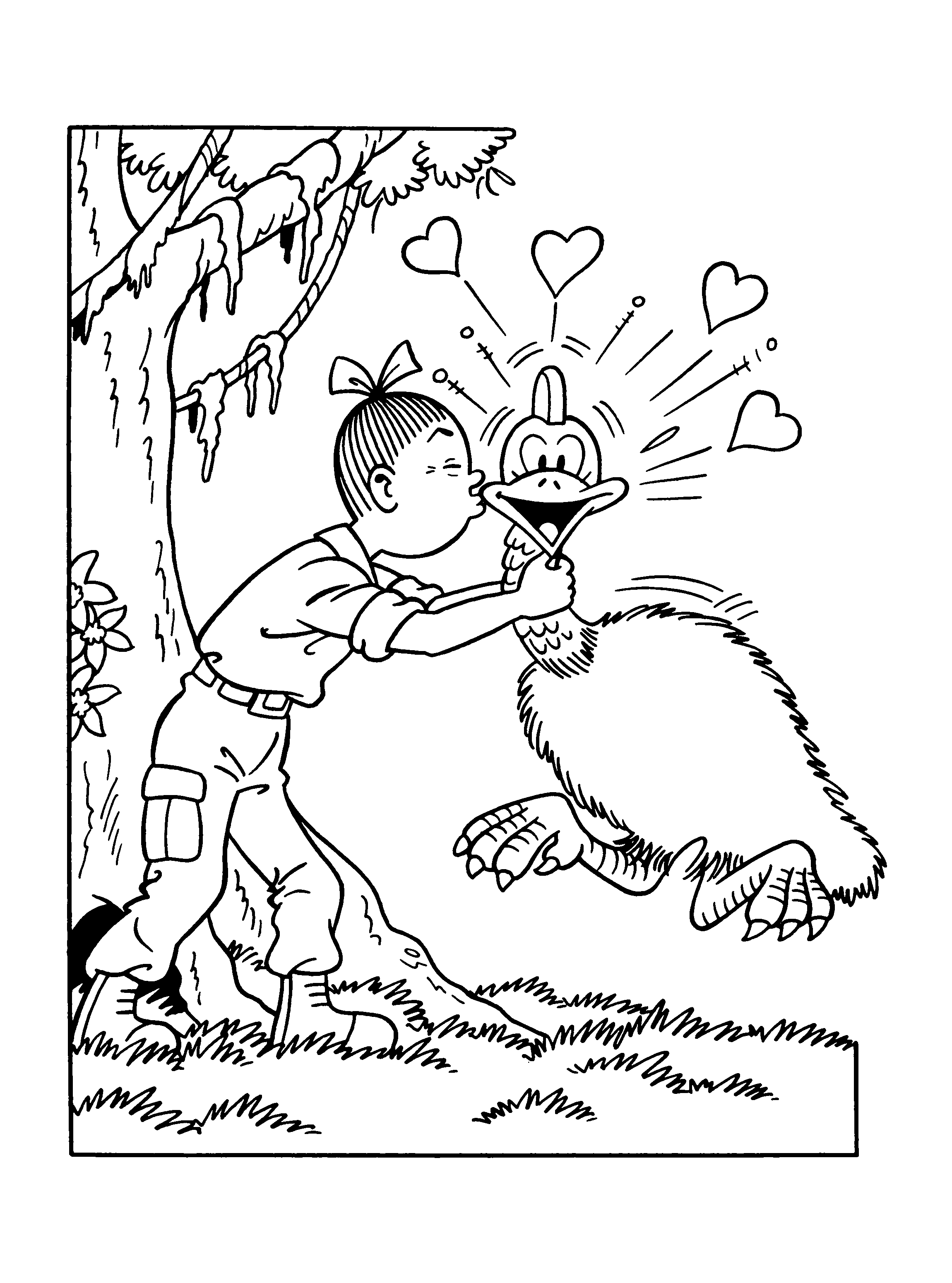 Spike and suzy coloring pages