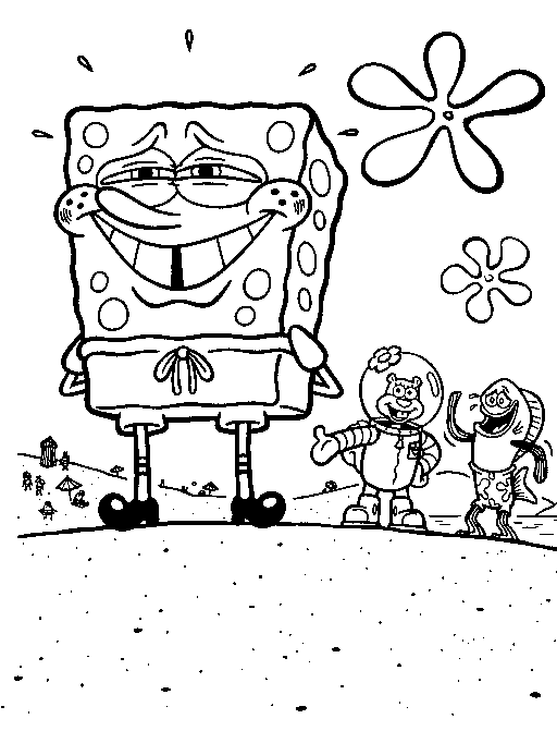 Spongebob squarepants coloring pages