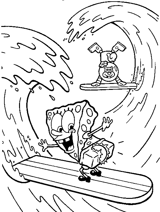 Spongebob squarepants coloring pages