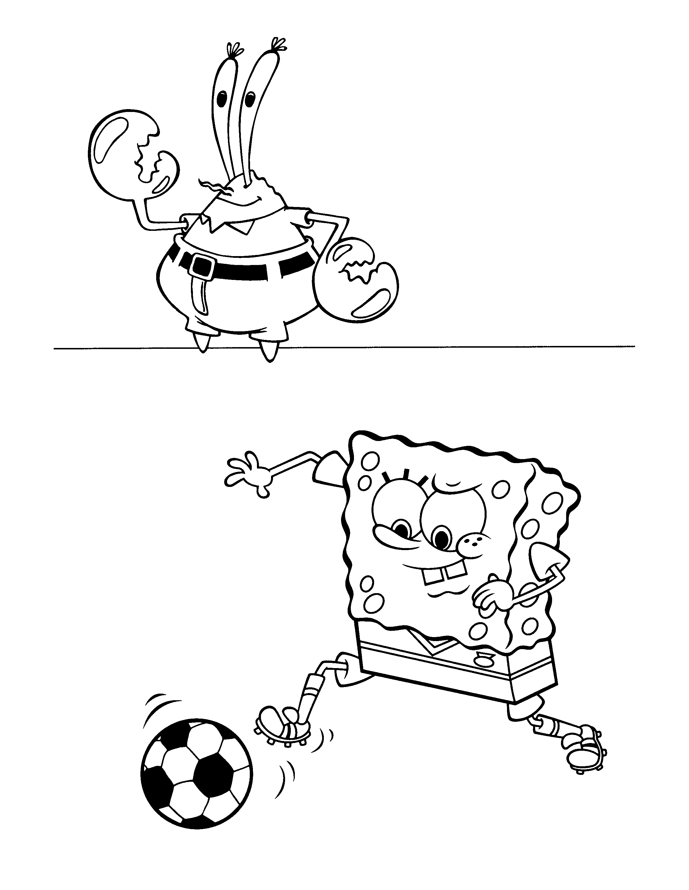 Spongebob squarepants coloring pages