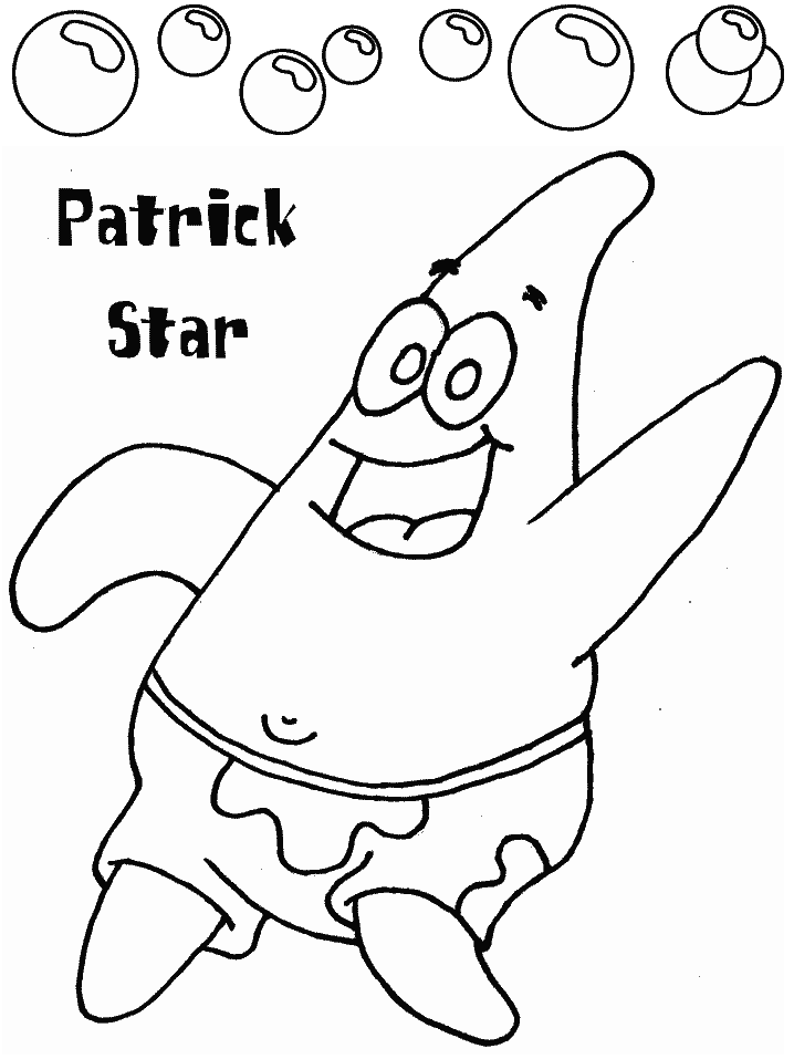 Spongebob squarepants coloring pages