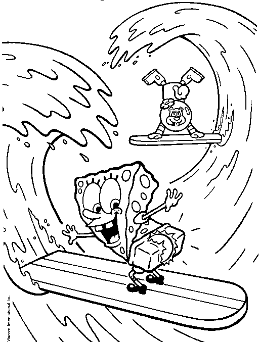 Spongebob squarepants coloring pages