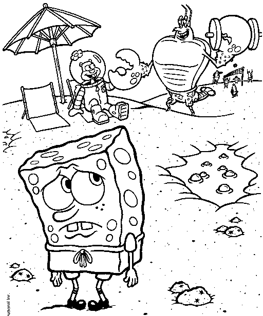 Spongebob squarepants coloring pages