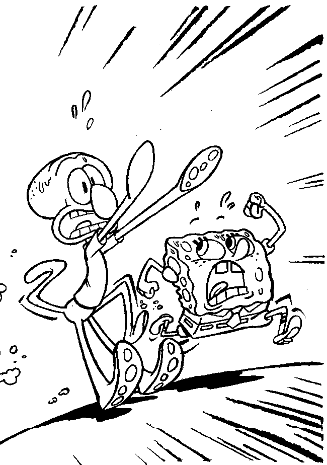 Spongebob squarepants coloring pages