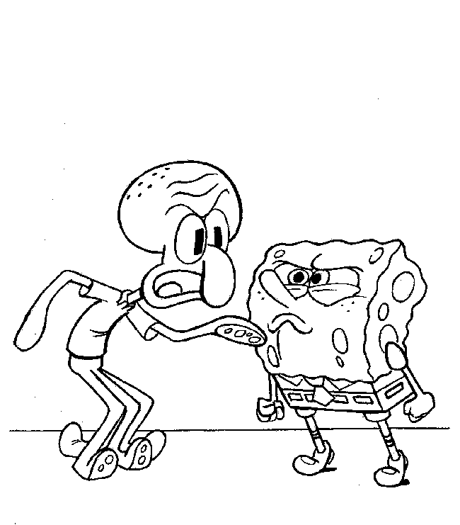 Spongebob squarepants coloring pages