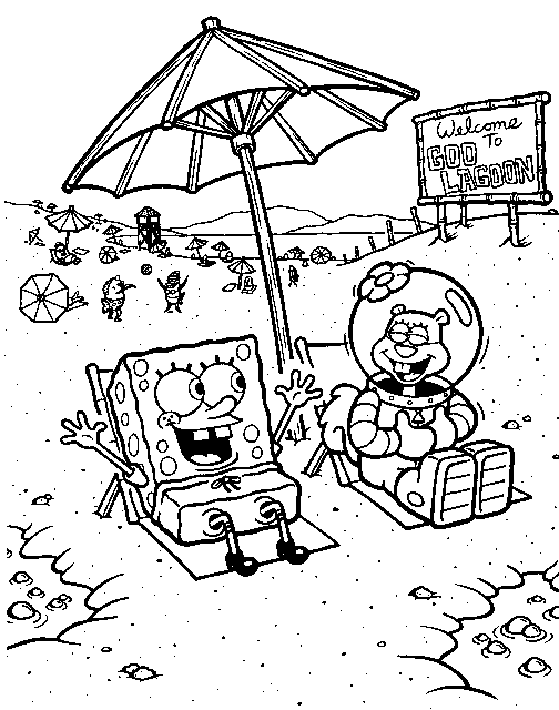 Spongebob squarepants coloring pages