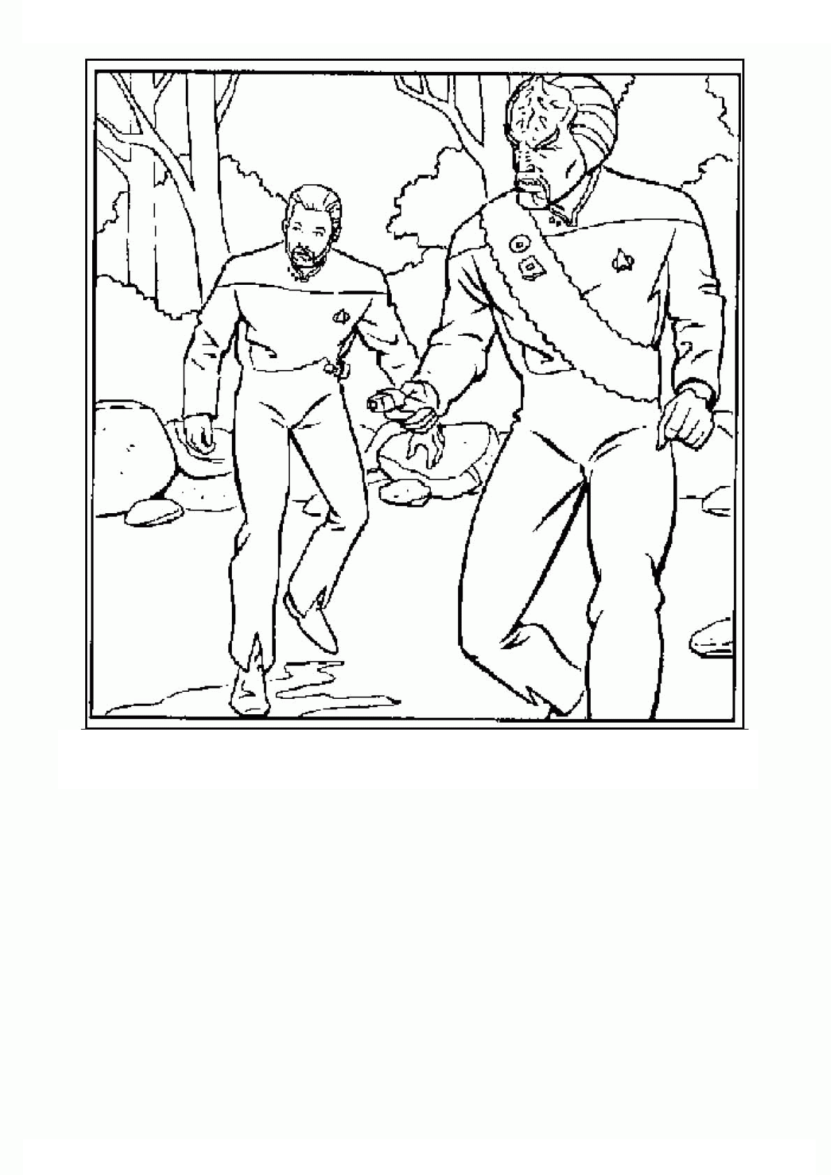 Star trek coloring pages