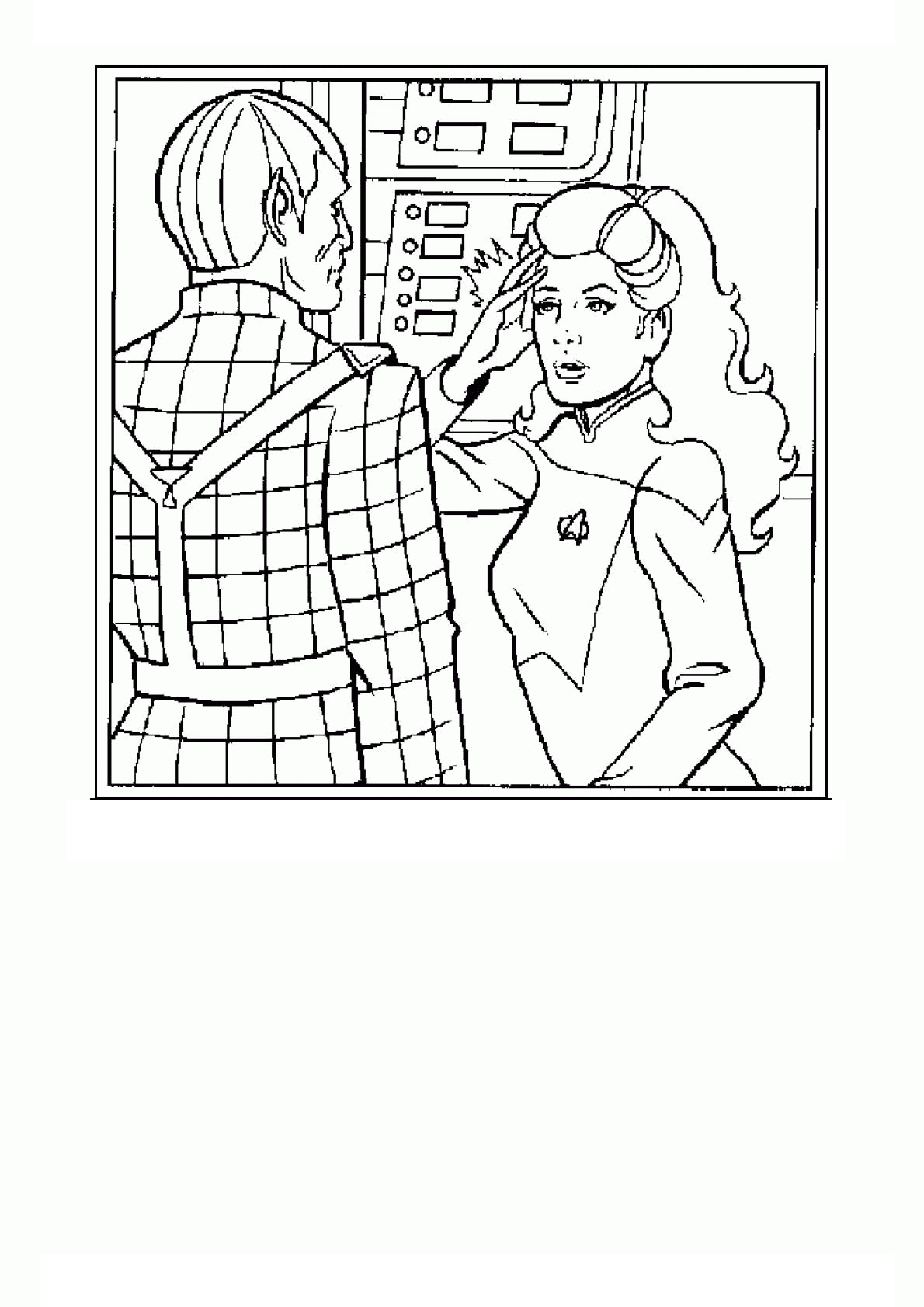 Star trek coloring pages