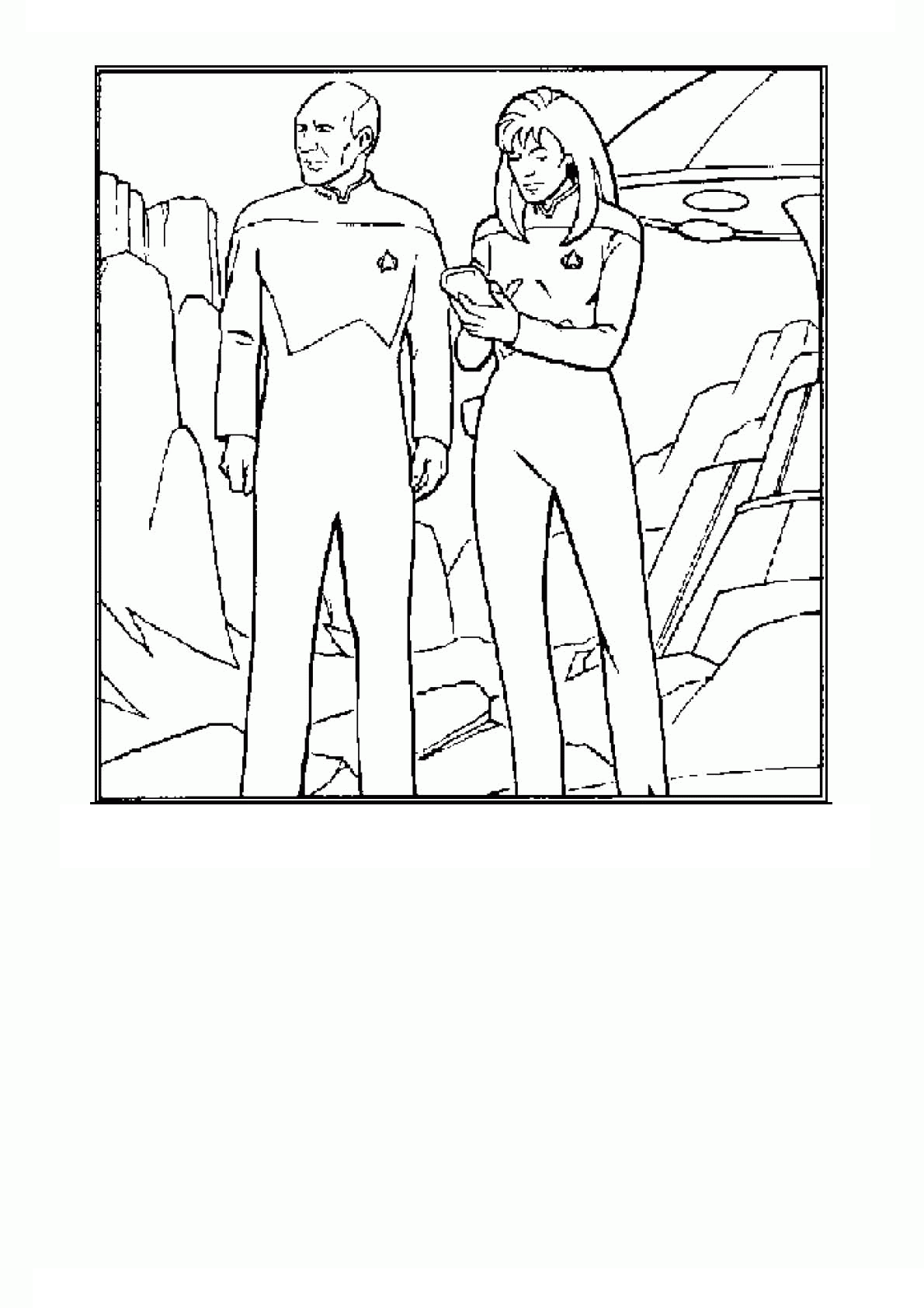 Star trek coloring pages