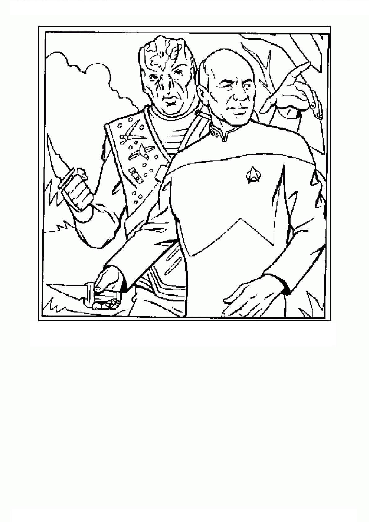 star trek coloring pages 9