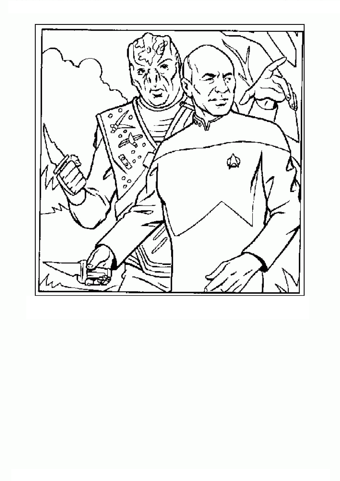 Star trek coloring pages