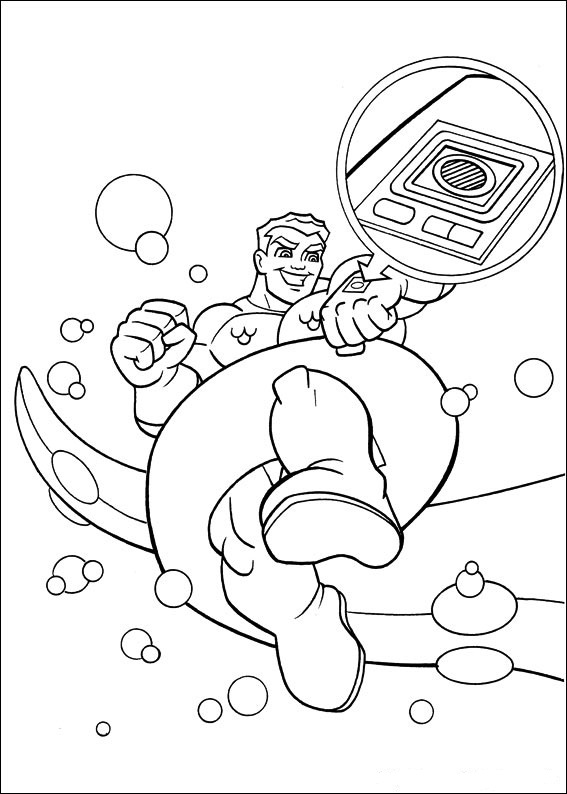 Superfriends coloring pages