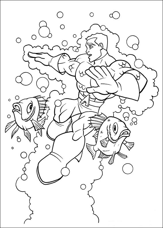 Superfriends coloring pages