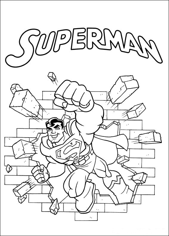 Superfriends coloring pages