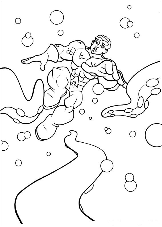 Superfriends coloring pages