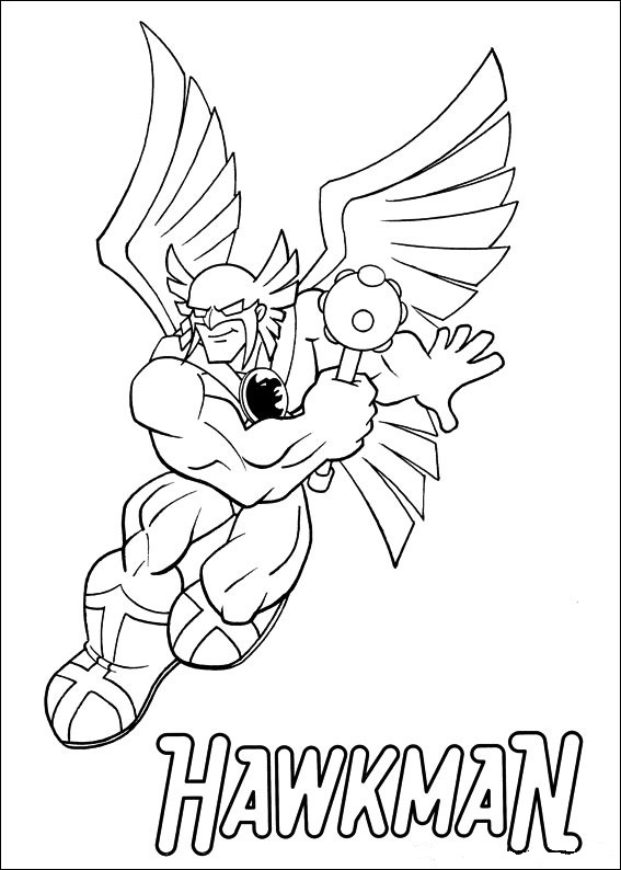 Superfriends coloring pages