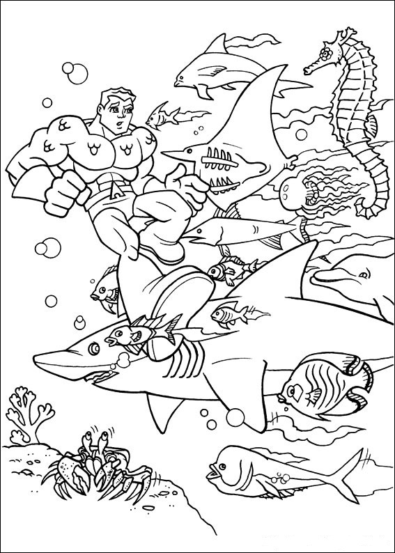 Superfriends coloring pages