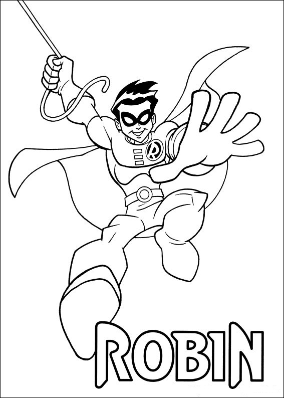 Superfriends coloring pages