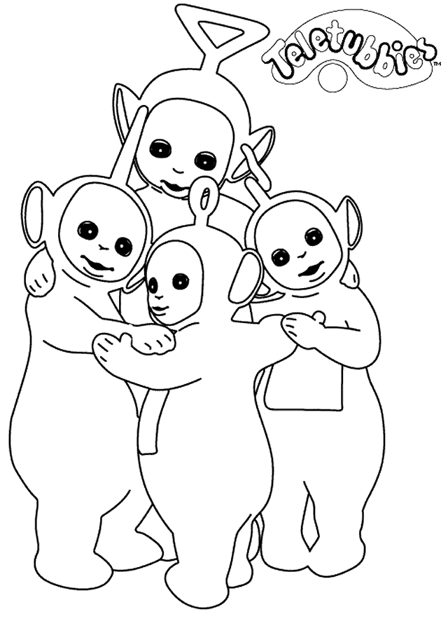 Teletubbies coloring pages