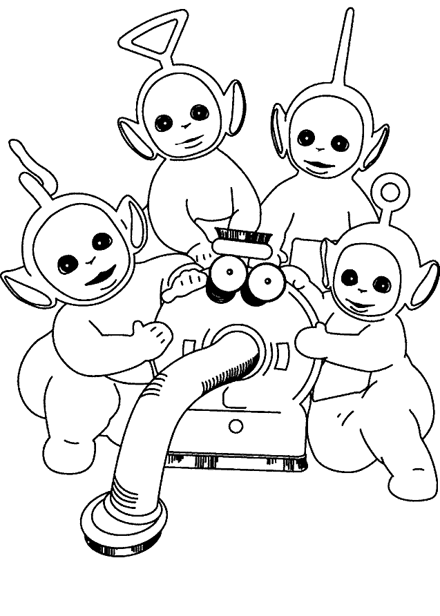 Teletubbies coloring pages