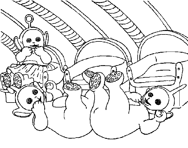 Teletubbies coloring pages