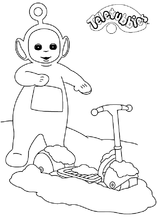 Teletubbies coloring pages