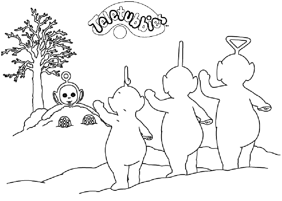 Teletubbies coloring pages