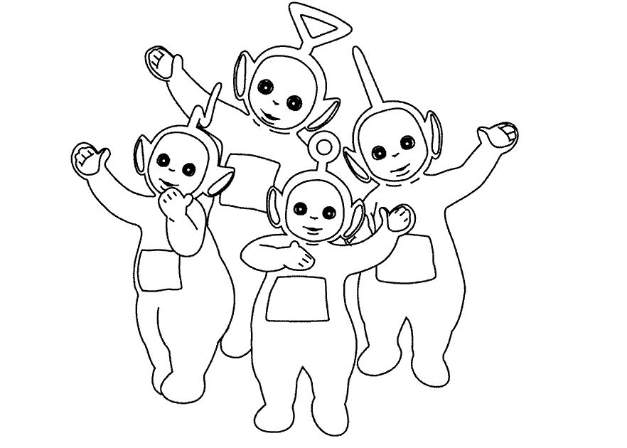 Teletubbies coloring pages