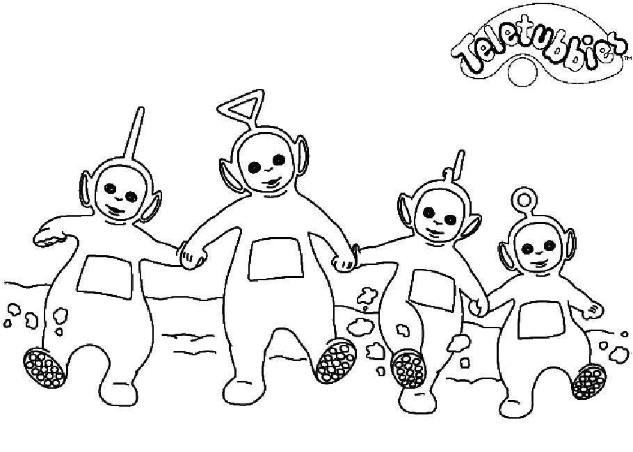 Teletubbies coloring pages