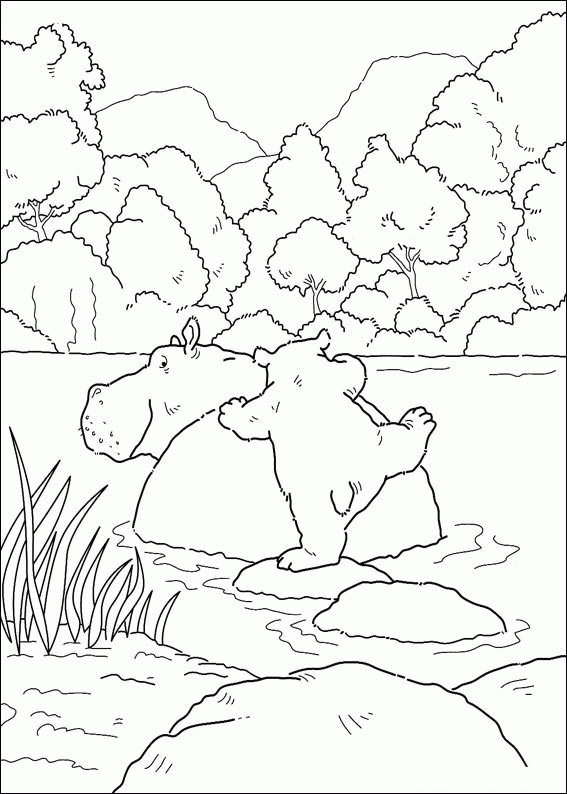 The little polar bear coloring pages