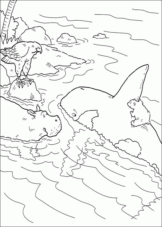 The little polar bear coloring pages