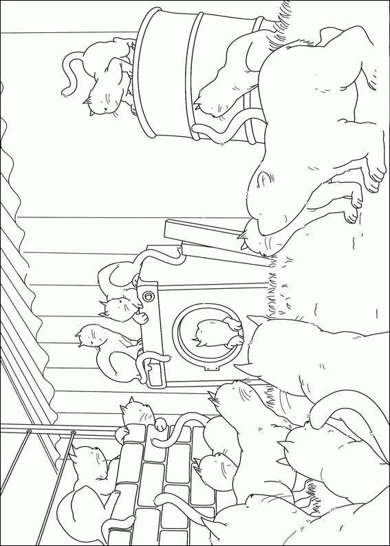 The little polar bear coloring pages