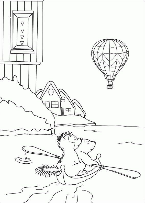 The little polar bear coloring pages