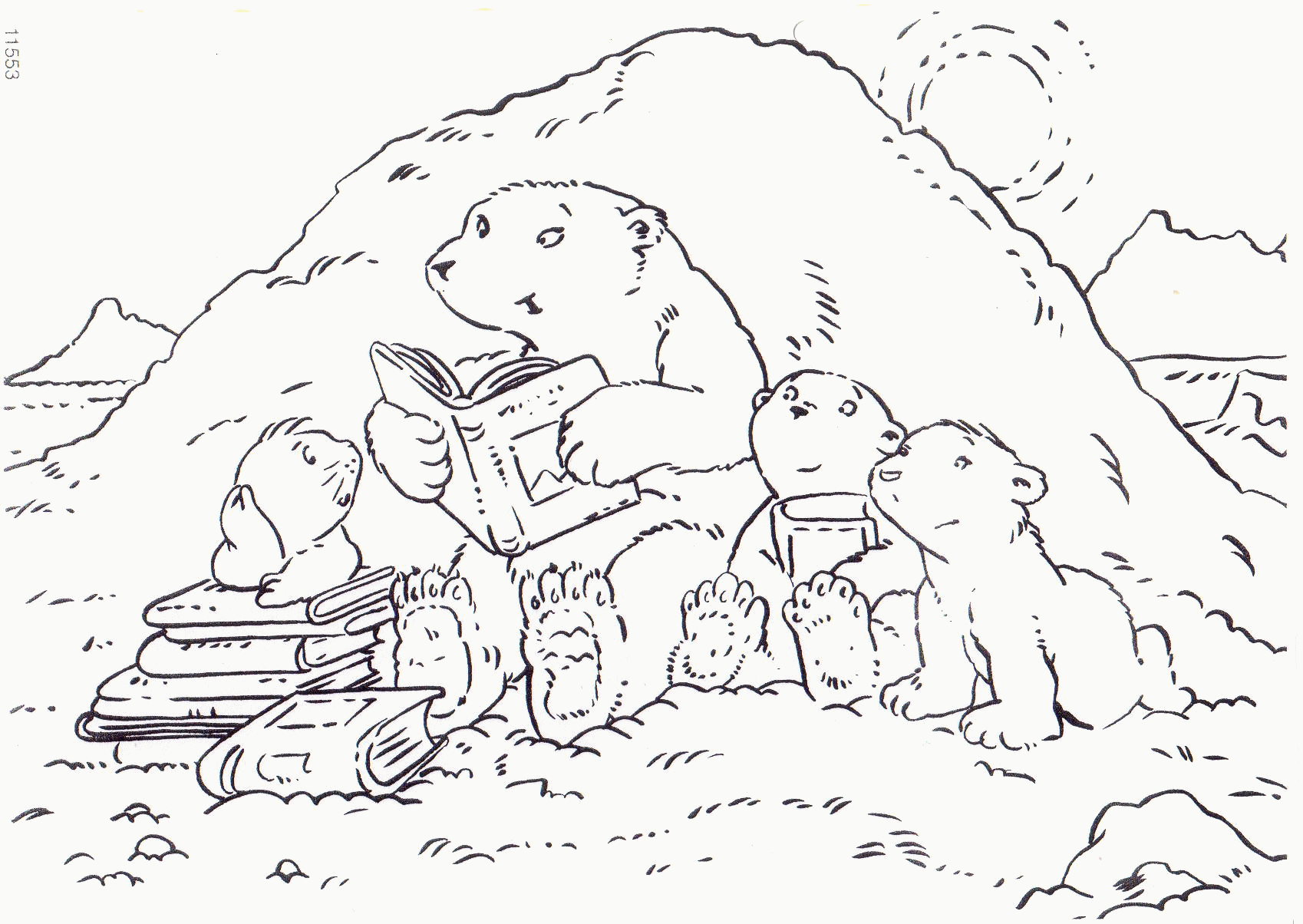 Coloring Page Tv Series Coloring Page The Little Polar Bear