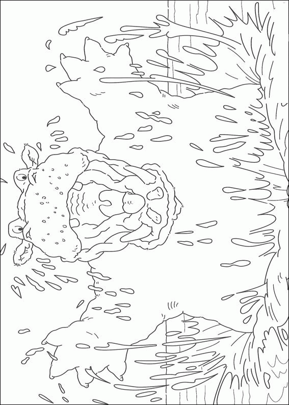 The little polar bear coloring pages