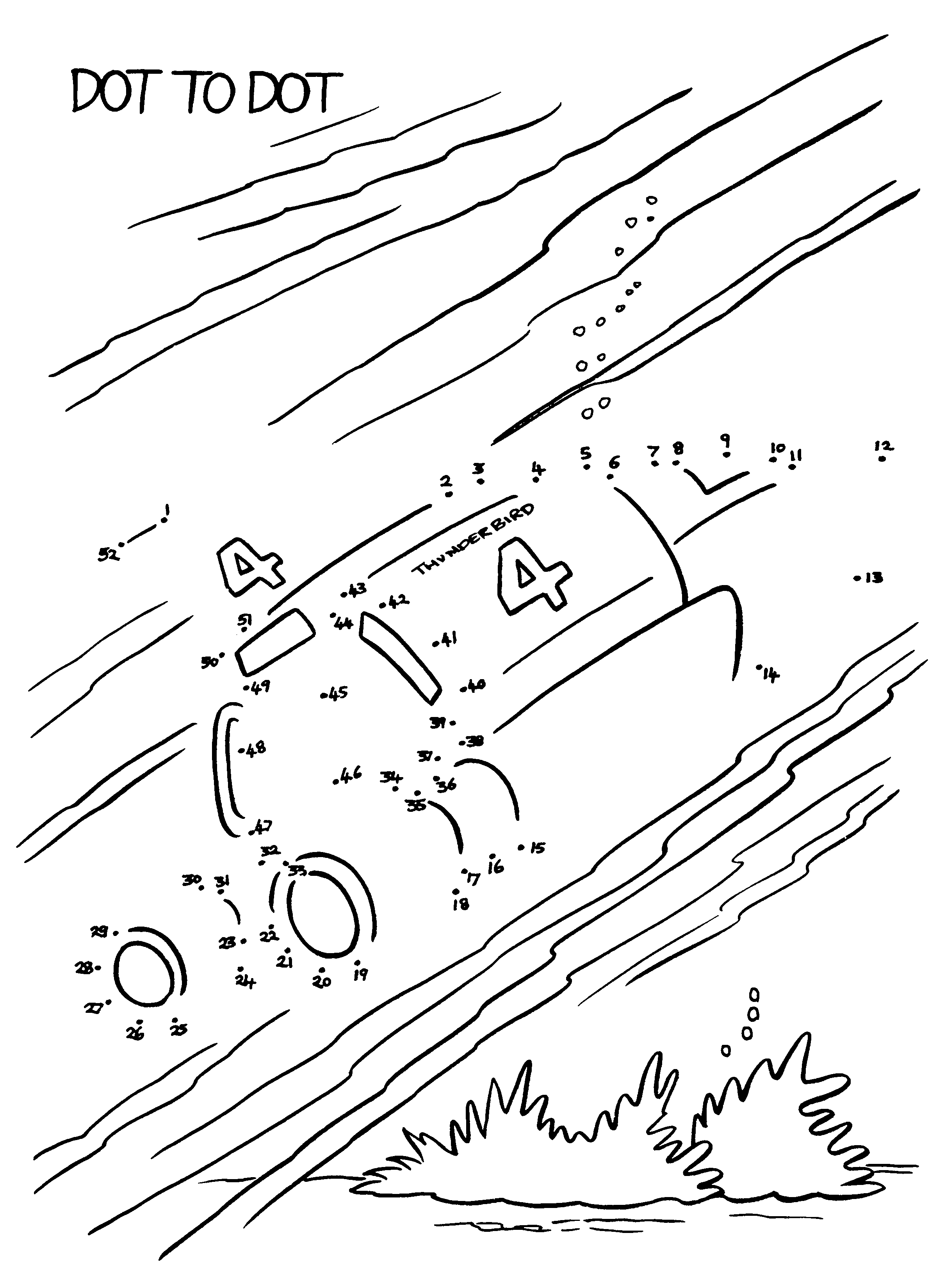 Thunderbirds coloring pages