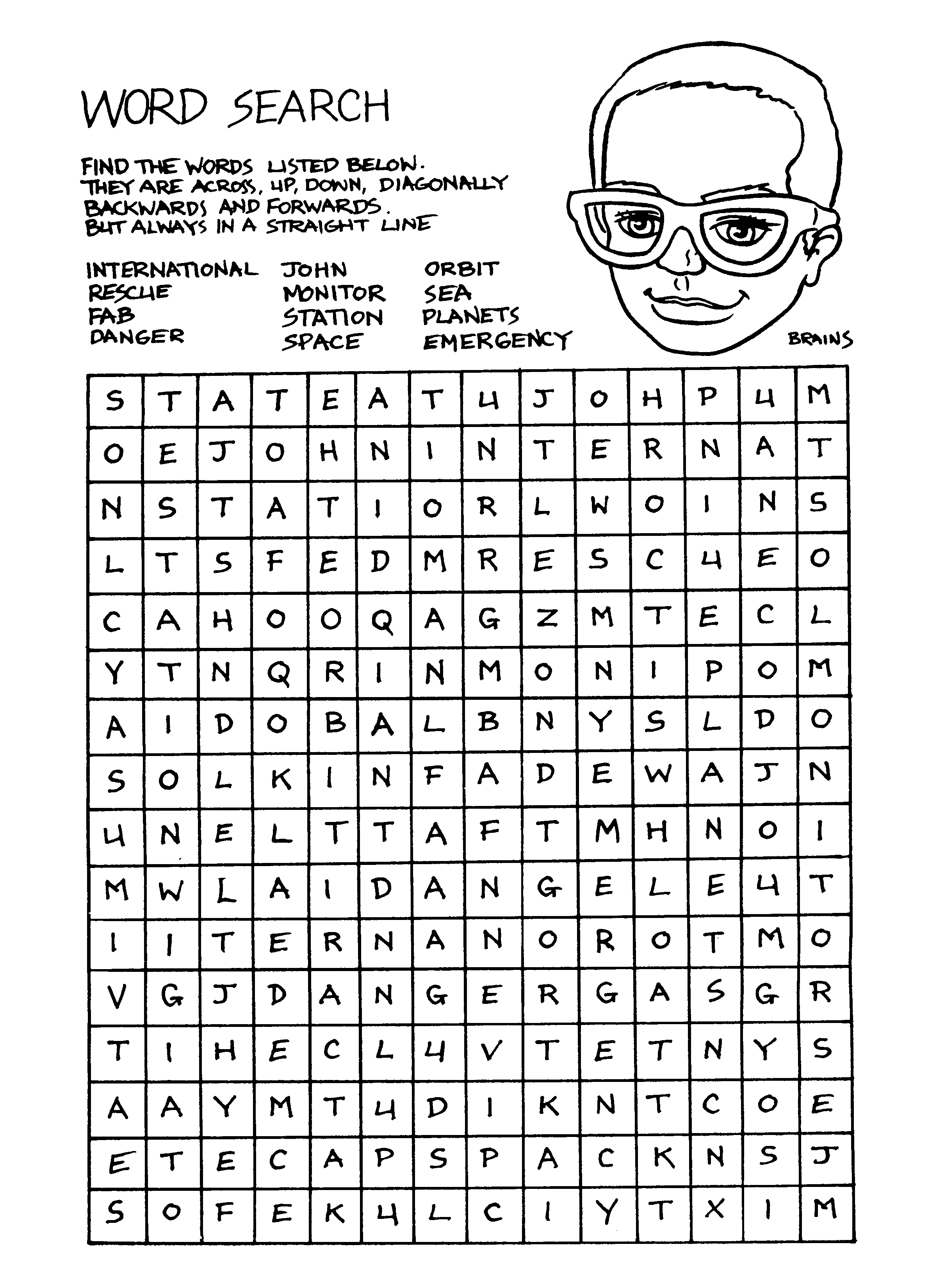 Thunderbirds coloring pages