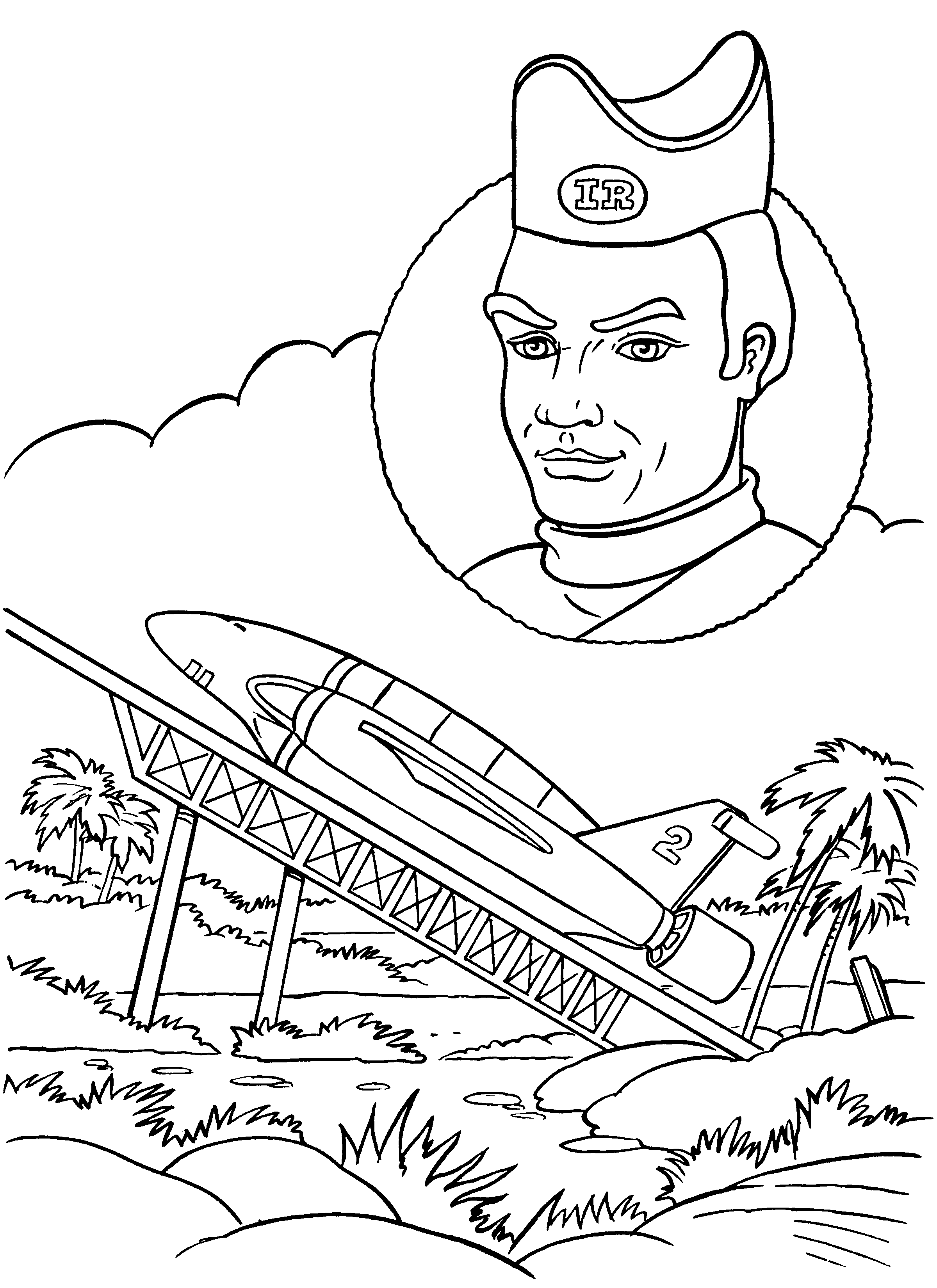 Thunderbirds coloring pages