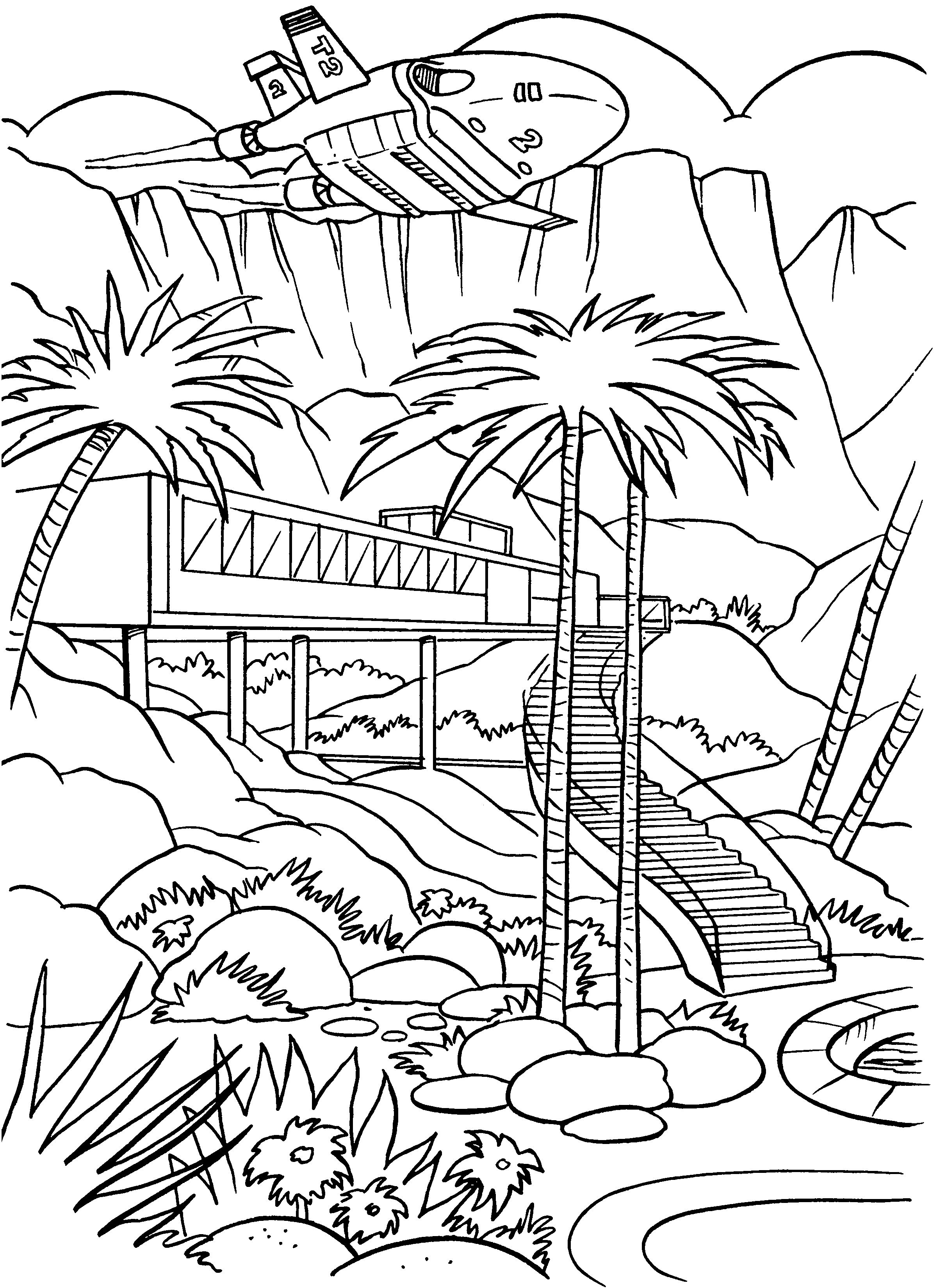 Thunderbirds coloring pages