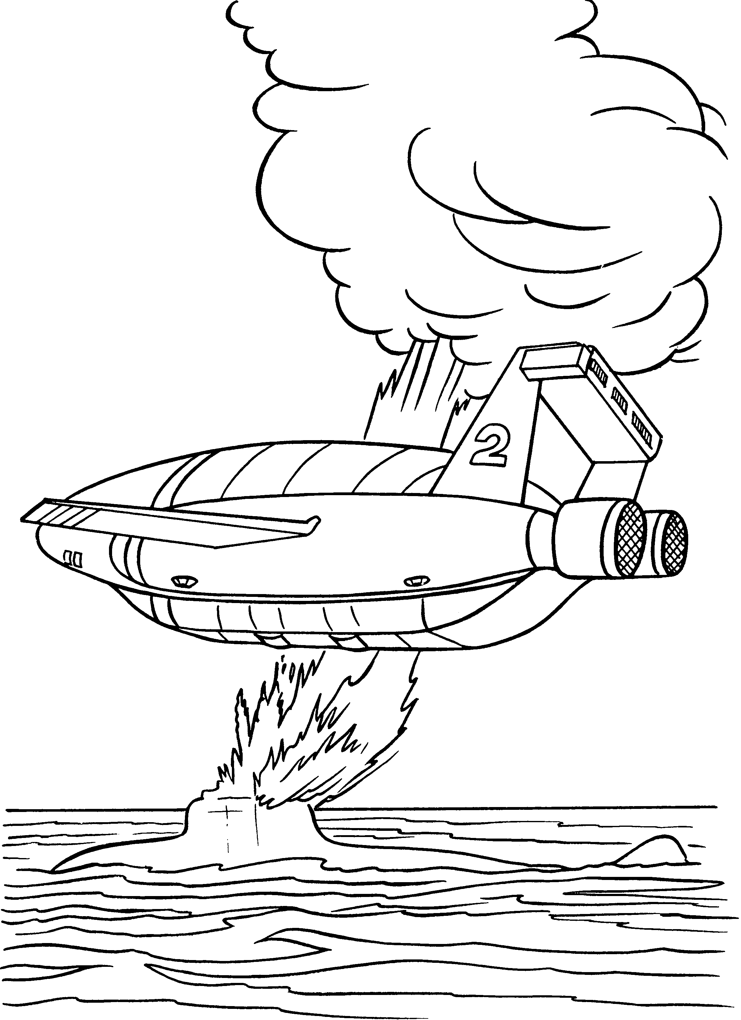 Thunderbirds coloring pages