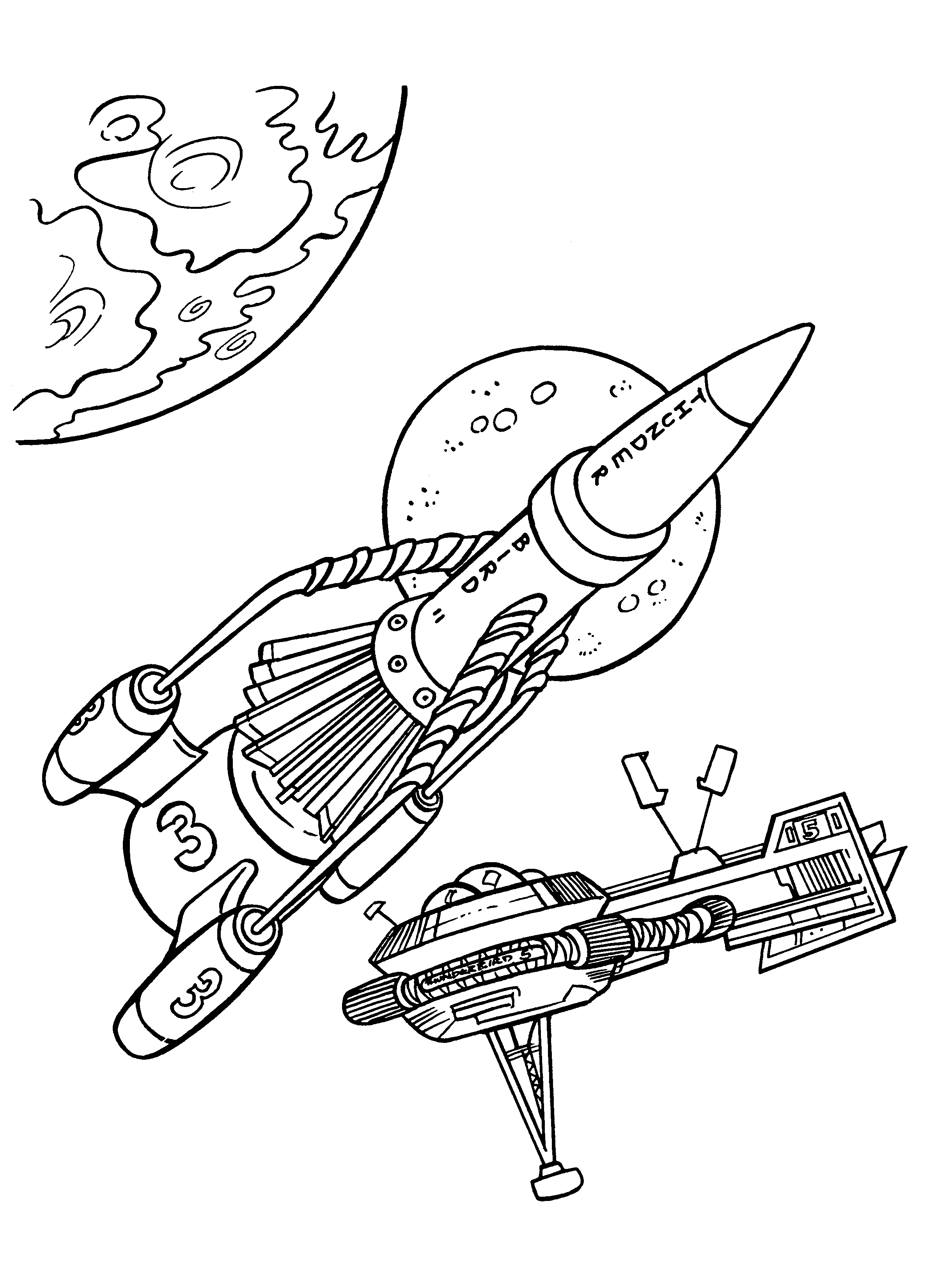 Thunderbirds coloring pages