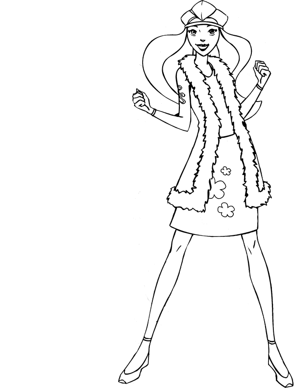 Totally spies coloring pages