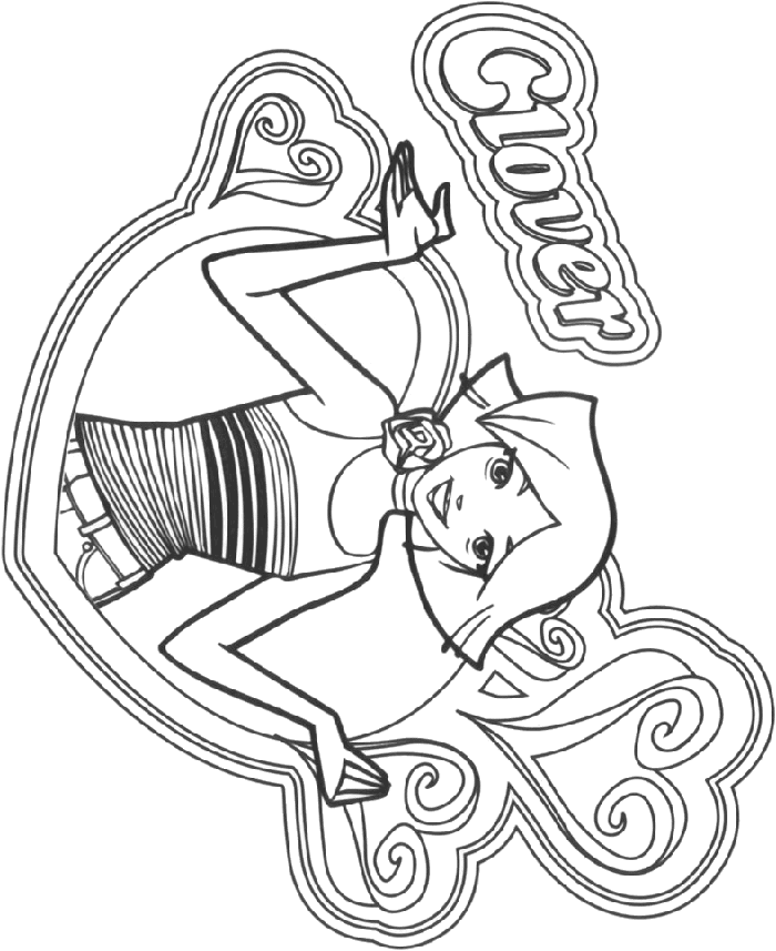 Totally spies coloring pages