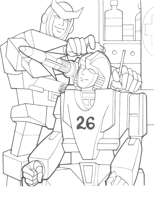 Transformers coloring pages