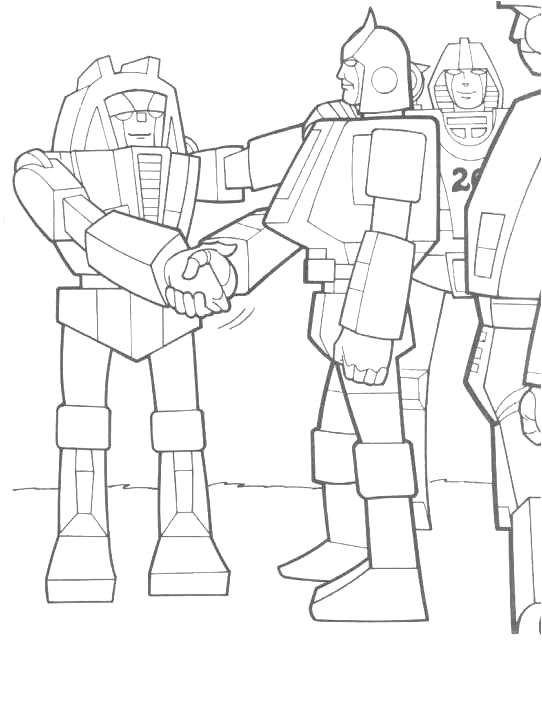 Transformers coloring pages